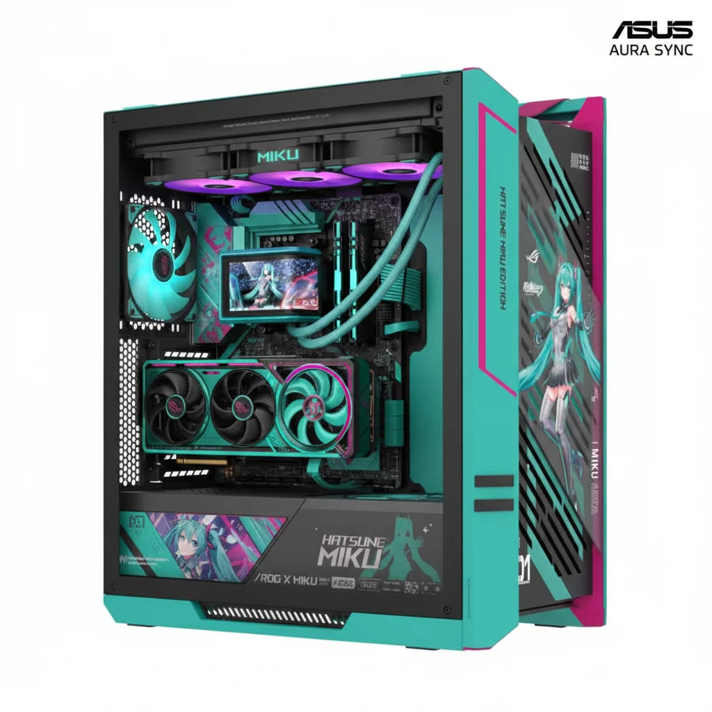 ASUS ROG x Hatsune Miku - PC Set Powered by ASUS Limited Edition